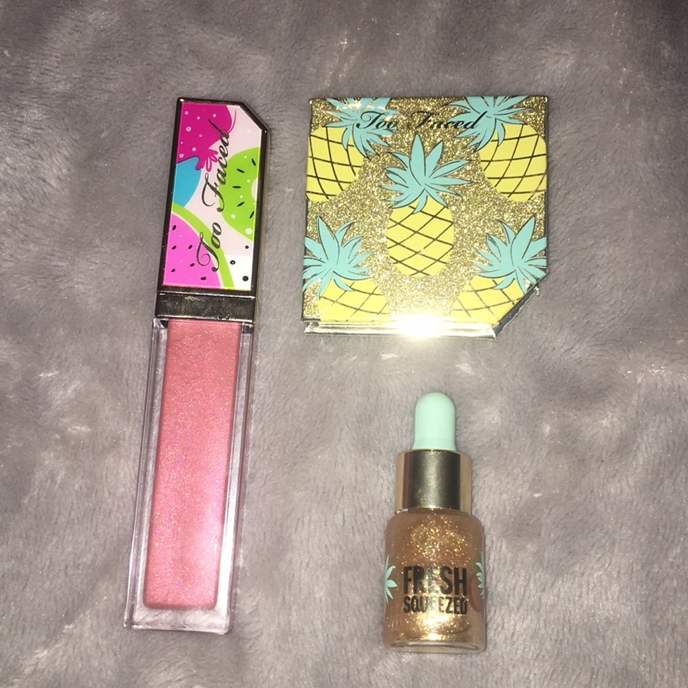 too faced tutti frutti christmas limited makeupset